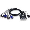 ATEN CS22U-A7 KVM prepínač pre 2PC/VGA/USB CS22U-A7