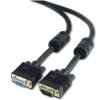 Gembird kábel VGA HD15 (M) na VGA HD15 (F) predlžovací, Premium, tienený, 2 x feritové jadrá, 1.8m,čierny CC-PPVGAX-6B