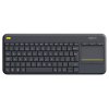 Logitech klávesnice K400 Plus/ Bezdrátová/ 2.4GHz/ Touchpad/ USB přijímač/ CZ/ Černá 920-007151