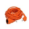 Solight prodlužovací kabel - spojka, 1 zásuvka, oranžová, 10m PS16O