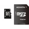 Karta ADATA MicroSDHC 8GB Class 4 + SD adaptér AUSDH8GCL4-RA1