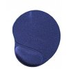 GEMBIRD Gel mouse pad with wrist support, blue MP-GEL-B