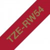 Brother TZE-RW54 zlatá na vínově červené, 24 mm, textilní páska TZERW54