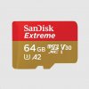 Karta SanDisk micro SDXC 64GB Extreme (170 MB/s Class 10, UHS-I U3 V30) + adaptér SDSQXAH-064G-GN6MA
