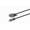 Gembird kábel HDMI (AM) na DVI (M), 4K, Premium Series, 1.8 m, čierny CC-HDMI-DVI-4K-6