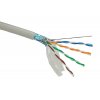 OPTIX kabel FTP, Cat5E, lanko, PVC, box 305m - šedá 0160
