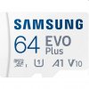 Samsung EVO Plus microSDXC 64GB, 130MB/s, UHS-I U1, Class 10, +adaptér MB-MC64KA/EU
