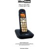 MAXCOM MC6800 DECT, Telefónny prístroj, čierny MC6800 CZ