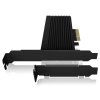 RAIDSONIC ICY BOX PCIe 4.0 karta M.2 NVMe SSD IB-PCI208-HS