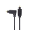 PremiumCord Kábel Toslink - Toslink 90 °, hrúbka kábla: 4.0mm, dĺžka 2m kjtos3-2
