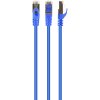 PATCH KABEL S/FTP cat.6a LSZH 1m blue PP6A-LSZHCU-B-1M