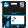 HP 937, Cartridge, azúrový (cyan) (4S6W2NE) 4S6W2NE