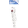 PremiumCord PP5K-02 230V 2m 5 zásuvky + vyp PP5K-02