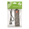 GEMBIRD Predlžovačka 3xFR/IEC C14 0,6m EG-PSU3F-01