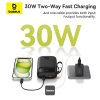 Baseus Powerbanka Qpow2 20000mAh 30W s USB-C káblom čierna 6932172667764