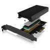 RAIDSONIC ICY BOX PCIe karta M.2 NVMe SSD IB-PCI214M2-HSL