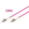 optix lc lc opticky patch cord 50 125 1m om4 duplex ies17282