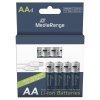 MEDIARANGE Batérie nabíjateľné AA, USB-C, 4ks MRBAT161