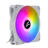 EVOLVEO 12FSW, ventilátor, 120mm, 4pin molex, ARGB, slave, biely RGBFAN12FSW
