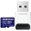 SAMSUNG Micro SDXC PRO+ 512GB (2023)+USB MB-MD512SB/WW