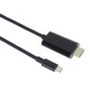 PremiumCord USB-C na HDMI kábel 2m rozlíšenie 4K*2K@60Hz FULL HD 1080p ku31hdmi17