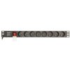 GEMBIRD Predlžovačka 8x FR/SCHUKO, 10A, 3m EG-PDU-014-F
