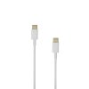 SBPX Kábel USB-C samec/USB-C samec, 1m, biely USB-TYPEC-TYPEC-1/R