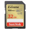SanDisk Extreme SDHC 32GB 100MB/s Class10, U3, V30 SDSDXVT-032G-GNCIN
