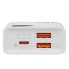 Baseus Adaman2 power bank with digital display 2x USB A 1x USB C 10000mAh 30W white 155486 14