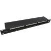 SOLARIX 19" Patch panel 24 x RJ45 CAT5E STP SX24-5E-STP-BK-N