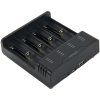 GEMBIRD Ni-MH + Li-ion Fast Battery Charger, black BC-USB-02
