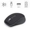 HAMA WM-450, Bezdrôtová myš, BT/RF, čierna 173079