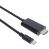 PremiumCord USB-C na HDMI kabel 2m rozlišení 4K*2K@60Hz FULL HD 1080p ku31hdmi17
