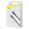 Baseus CAJY000701 Crystal Shine Series Dátový Kábel USB-C - USB-C 100W 2m Black 6932172602895