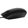 Dell MS116/Kancelárska/Optická/1 000 DPI/Drôtová USB/Čierna 570-AAIS
