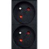 GEMBIRD EG-PDU-9F2F, Rozvodný panel, 9x FR, 1U EG-PDU-9F2F