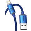 Baseus CAJY000003 Crystal Shine Series Dátový Kábel USB - Lightning 20W 1,2m Blue 6932172602697