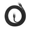 Baseus CATKLF-GG1 Cafule Kábel USB-C 60W 1m Gray/Black 6953156285200