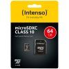 INTENSO Micro SDXC karta 64GB Class10 3413490