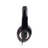 GEMBIRD MHS-U-001, Slúchadlá USB, čierne MHS-U-001