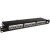 SOLARIX 19" Patch panel 24 x RJ45 CAT6 STP SX24-6-STP-BK