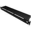 SOLARIX 19" Patch panel 24 x RJ45 CAT5E STP SX24-5E-STP-BK-N