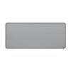 logitech desk mat studio series top view mid grey s