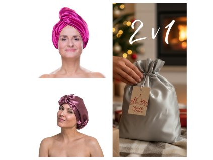 Vánoční duet 2v1 Fuchsie/Purpura