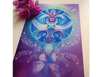 Tisk A4 - Mandala - Intuice