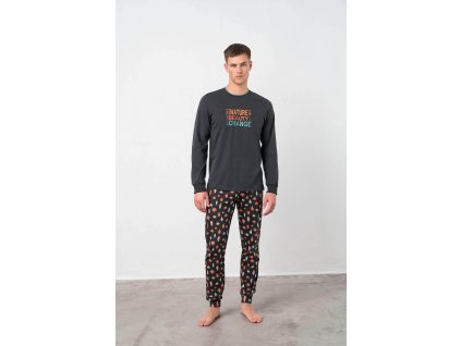 Pánské bavlněné dvoudílné pyžamo Martin Vamp 17615