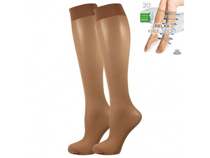 RELAX kneesocks beige