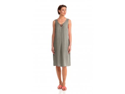 Letní dámské šaty Vamp 14443 (Barva KORÁLOVÁ, Velikost L/42)