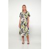Dámské  letní šaty s rukávkem listy Vamp 20410