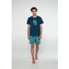 Pánské pyžamo s krátkými rukávy Vamp 20710